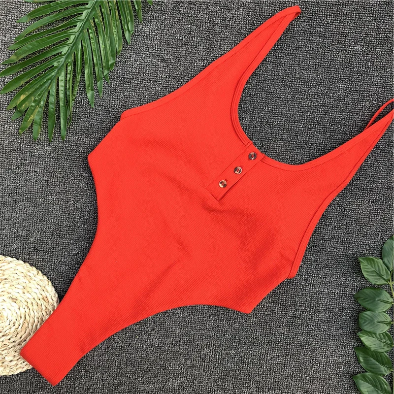 2018 Swimwear Women Swimming Suit Sexy Pure Color One Piece Swimsuit Button Swimsuit Maillot De Bain Swimwear
2018 Swimwear Women Swimming Suit Sexy Pure Color One Piece Swimsuit Button Swimsuit Maillot De Bain Swimwear
