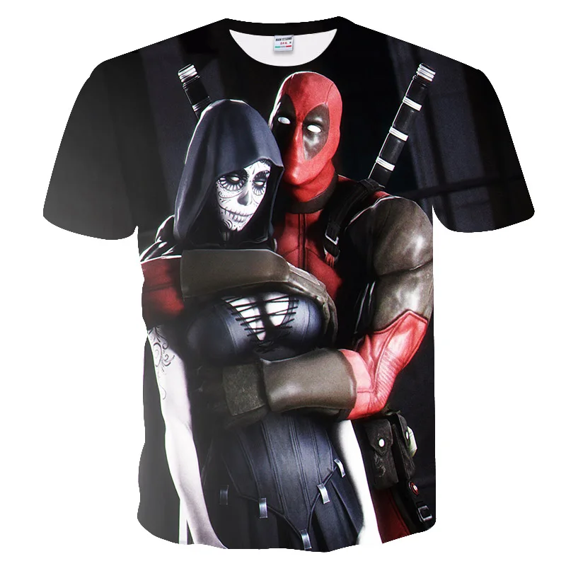 Summer T-shirt 3D Printed Deadpool Men Short Sleeve T Shirts Cool Shirts 2019 New Fashion Street Hip Tops Unisex Couples Tee
Summer T-shirt 3D Printed Deadpool Men Short Sleeve T Shirts Cool Shirts 2019 New Fashion Street Hip Tops Unisex Couples Tee