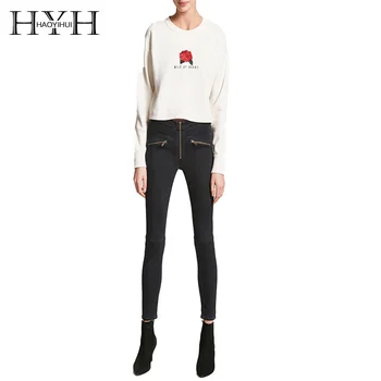 HYH HAOYIHUI Sweatshirt Print Pattern Loose Long Sleeve Round Neck Ribs Sweet Wild Rose Girl Short Hand Worn Embroidery
HYH HAOYIHUI Sweatshirt Print Pattern Loose Long Sleeve Round Neck Ribs Sweet Wild Rose Girl Short Hand Worn Embroidery
