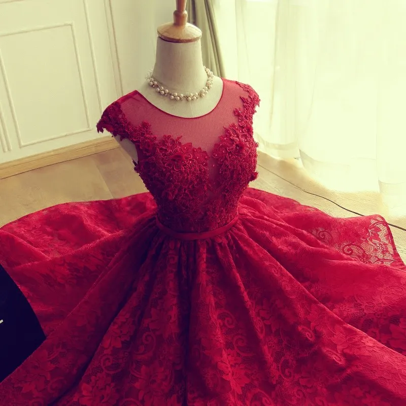 Красное Кружевное Платье Купить