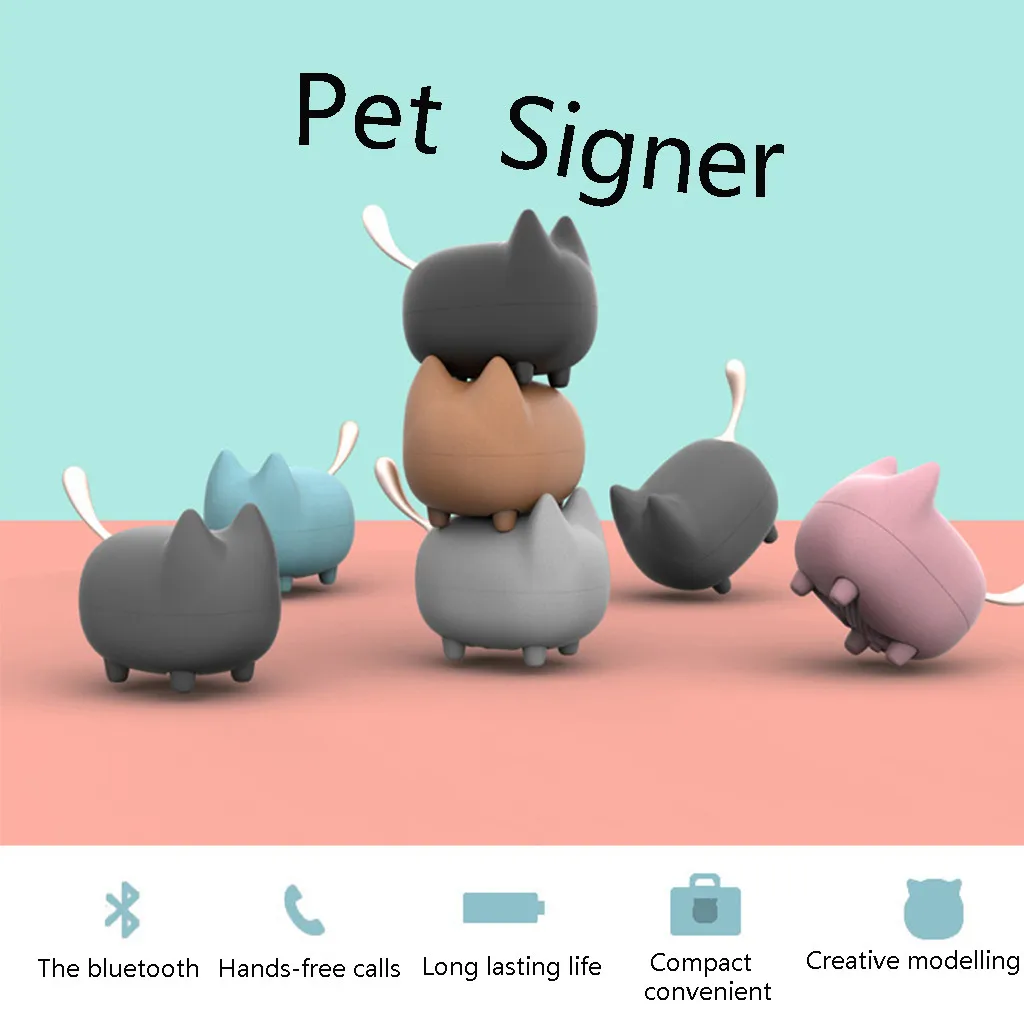 Wireless Bluetooth speaker Lovely cartoon portable mini speaker Multi-function audio Exquisite Cute pets speaker Z621
Wireless Bluetooth speaker Lovely cartoon portable mini speaker Multi-function audio Exquisite Cute pets speaker Z621