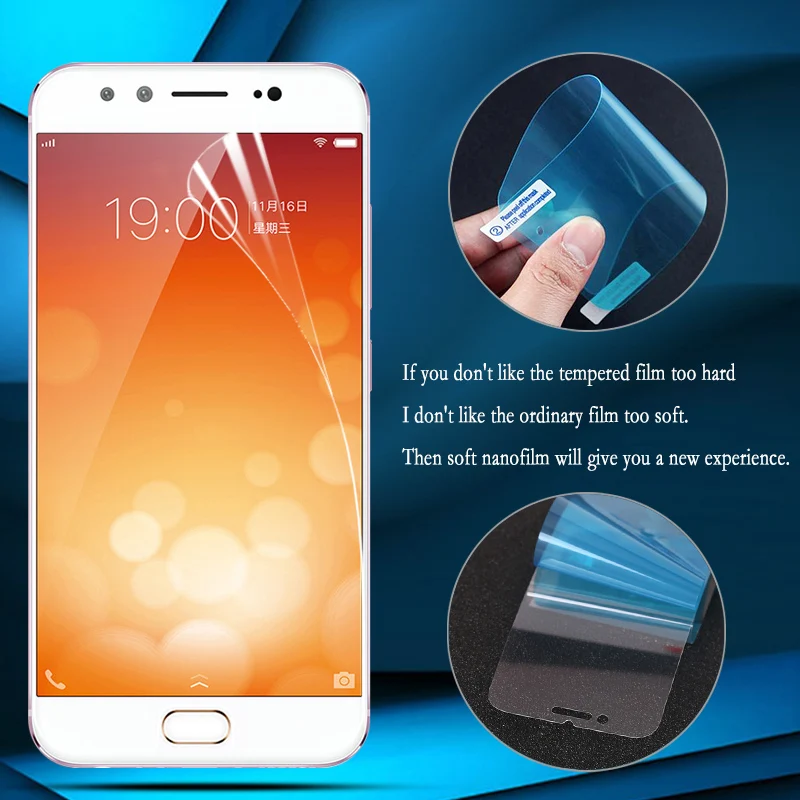 2Pcs Nano Explosion-proof Film For OPPO F11 Pro Reno Screen Protector for Vivo V15 X27 Pro IQOO Film Guard (Not tempered glass)
2Pcs Nano Explosion-proof Film For OPPO F11 Pro Reno Screen Protector for Vivo V15 X27 Pro IQOO Film Guard (Not tempered glass)