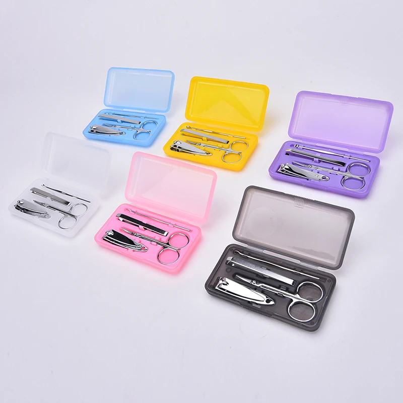 4Pcs/set Nails Clipper Kit Manicure Set Clippers Trimmers Pedicure Scissor Random Color Nail Tools Sets Kits
4Pcs/set Nails Clipper Kit Manicure Set Clippers Trimmers Pedicure Scissor Random Color Nail Tools Sets Kits