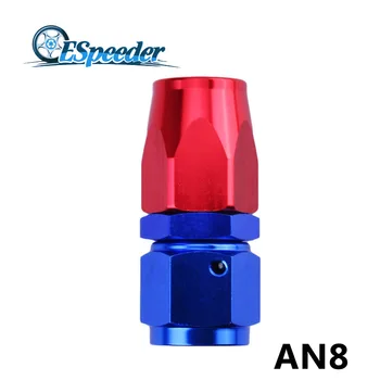 ESPEEDER AN8 Oil Fuel Line Adapter Fittings Straight Anoized Aluminum Hose End Enforced Fittings Red And Blue Reusable Hose End
ESPEEDER AN8 Oil Fuel Line Adapter Fittings Straight Anoized Aluminum Hose End Enforced Fittings Red And Blue Reusable Hose End