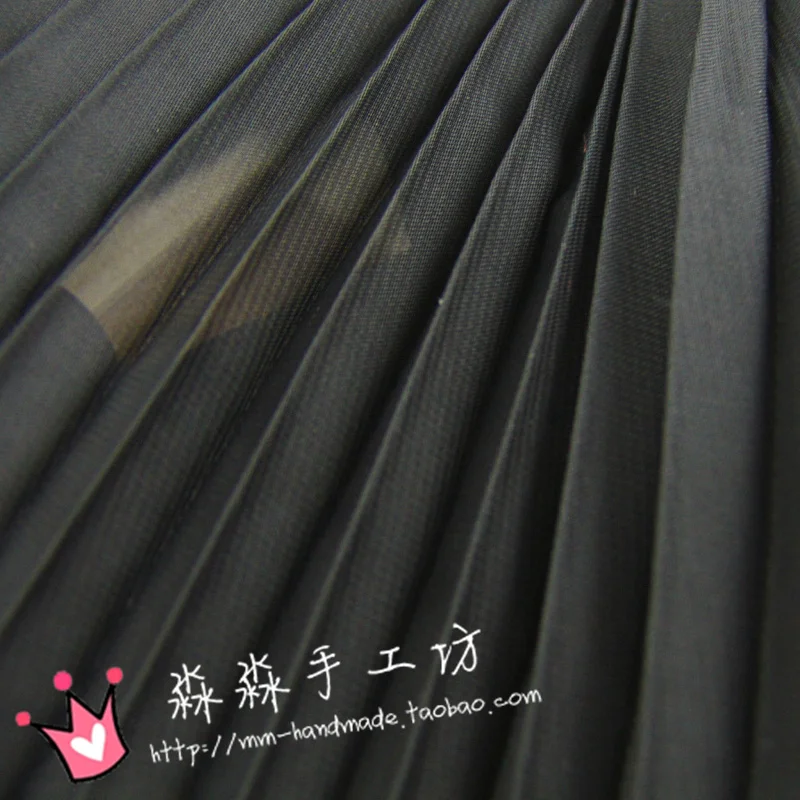 1psc The new pleated fabrics Pure black organ pleated ruffle chiffon wedding dress fabrics wholesale price(pleated 0.5m)
1psc The new pleated fabrics Pure black organ pleated ruffle chiffon wedding dress fabrics wholesale price(pleated 0.5m)