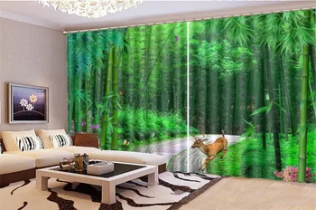 3D Curtain Window Green Bamboo Flower Blossoms Deer Runs Customize Your Favorite Practical Curtains
3D Curtain Window Green Bamboo Flower Blossoms Deer Runs Customize Your Favorite Practical Curtains