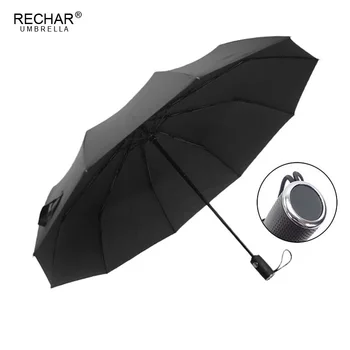 RECHAR Brand Wind Resistant 3Folding Automatic Umbrella Rain Women Auto Luxury Big Windproof Umbrellas Rain For Men 10K Parasol
RECHAR Brand Wind Resistant 3Folding Automatic Umbrella Rain Women Auto Luxury Big Windproof Umbrellas Rain For Men 10K Parasol