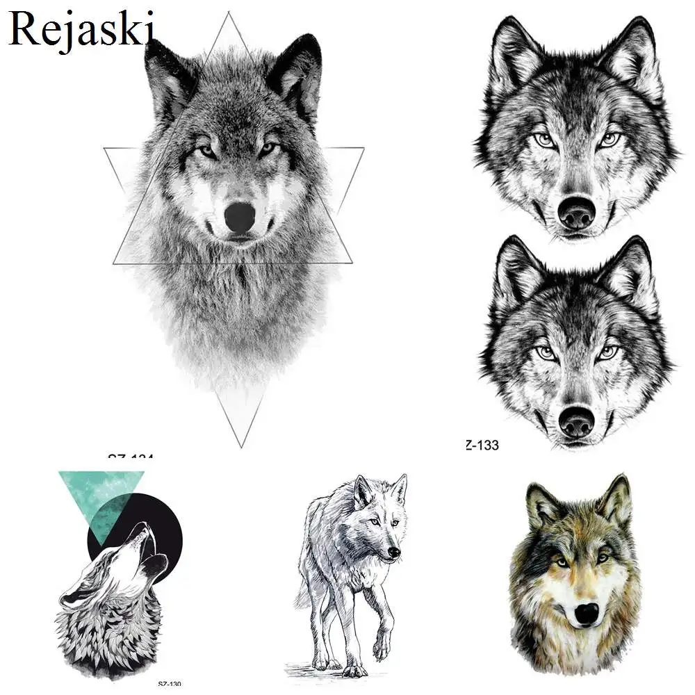 Rejaski Sexy Geometry Prairie Wolf Tattoo Stickers Women Arm Temporary Tattoo Men Fashion Moon Water Transfer Tatoos Black Totem
Rejaski Sexy Geometry Prairie Wolf Tattoo Stickers Women Arm Temporary Tattoo Men Fashion Moon Water Transfer Tatoos Black Totem