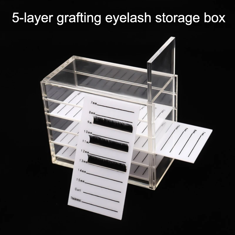 Dropshipping 5 Layers Eyelash Storage Box with Scale Makeups Display Container Transparent Box SMJ
Dropshipping 5 Layers Eyelash Storage Box with Scale Makeups Display Container Transparent Box SMJ