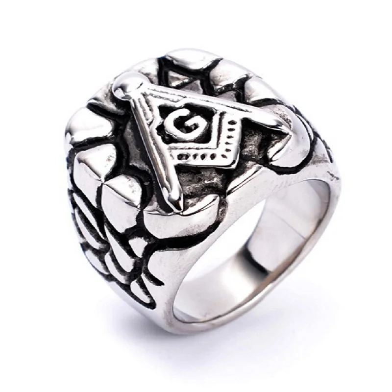 Freemason Men's Silver Ring Free Mason 316L Stainless Steel Masonic Ring New US SIZE 7-15
Freemason Men's Silver Ring Free Mason 316L Stainless Steel Masonic Ring New US SIZE 7-15