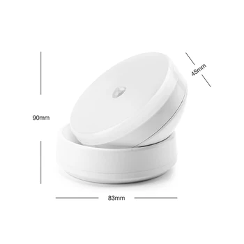 Motion Sensor Light Magnetic 360 Degree Rotation Body Induction LED Night Light Cordless Lamp SKD88
Motion Sensor Light Magnetic 360 Degree Rotation Body Induction LED Night Light Cordless Lamp SKD88