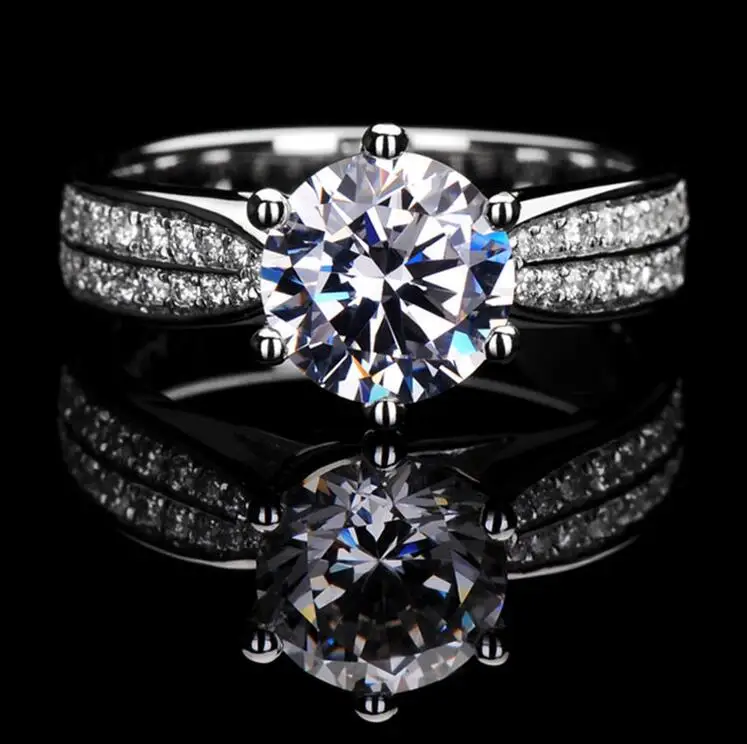 Choucong модные ювелирные изделия 14KT белое золото заполненный круглый камень 5A CZ цирконий Женское Обручальное кольцо для подарка любимому человеку
Choucong модные ювелирные изделия 14KT белое золото заполненный круглый камень 5A CZ цирконий Женское Обручальное кольцо для подарка любимому человеку
