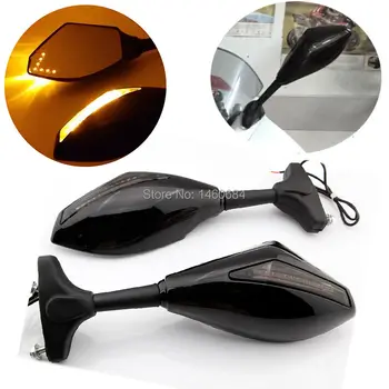 1 Pair Motorcycle Accessories LED Turn Signals Arror Integrated Rearview Mirrors For Suzuki GSXR 600 750 1000 Hayabusa sv650s
1 Pair Motorcycle Accessories LED Turn Signals Arror Integrated Rearview Mirrors For Suzuki GSXR 600 750 1000 Hayabusa sv650s
