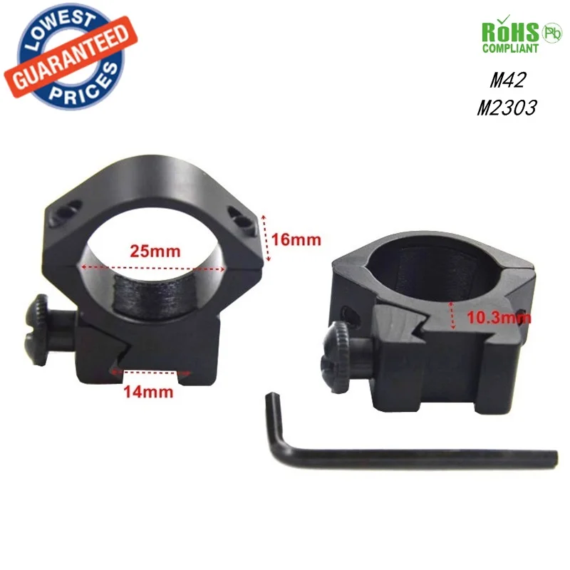 AloneFire 1Pair M42 hunting accessories 25mm ring 14mm Scope Mount Top Waver Rail tactical mount flashlight mounts
AloneFire 1Pair M42 hunting accessories 25mm ring 14mm Scope Mount Top Waver Rail tactical mount flashlight mounts