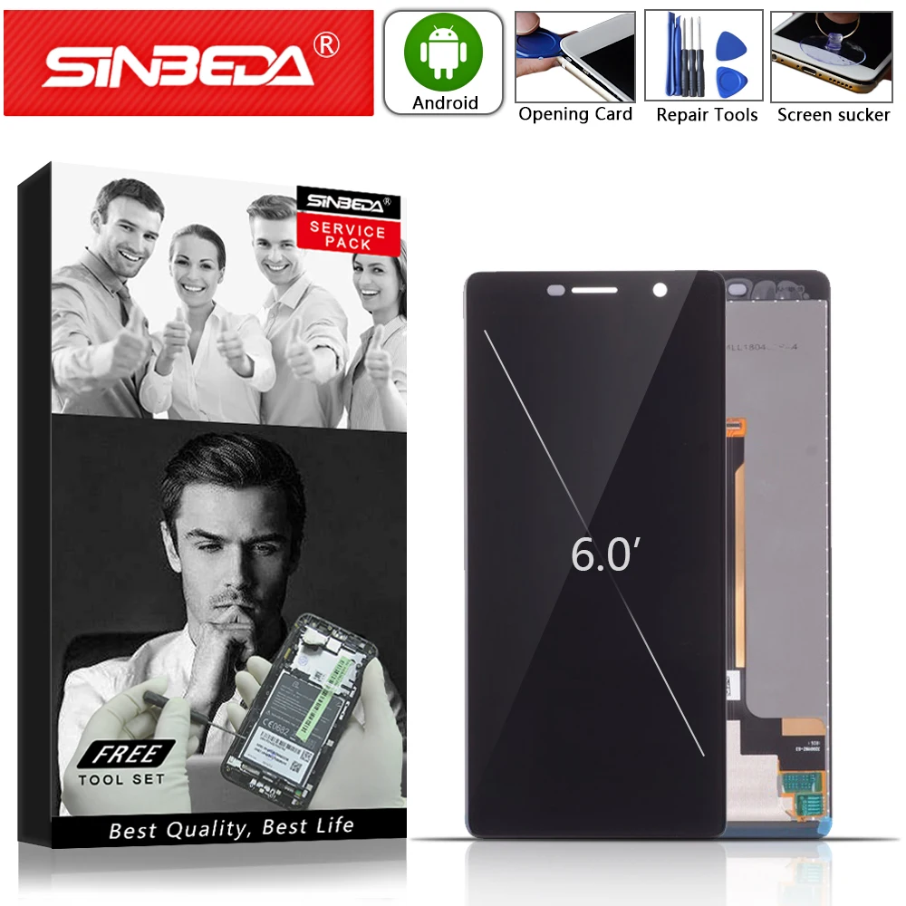 6.0" Original For NOKIA 7 Plus LCD Display Touch Screen Digitizer For NOKIA 7 Plus / E7 Plus Display TA-1062 TA-1046 TA-1055 LCD
6.0" Original For NOKIA 7 Plus LCD Display Touch Screen Digitizer For NOKIA 7 Plus / E7 Plus Display TA-1062 TA-1046 TA-1055 LCD