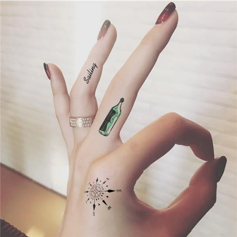 Waterproof Temporary Tattoo Sticker sailing ship Compass Fake Tatto Flash Tatoo Tatouage hand foot arm For Men Women girl
Waterproof Temporary Tattoo Sticker sailing ship Compass Fake Tatto Flash Tatoo Tatouage hand foot arm For Men Women girl