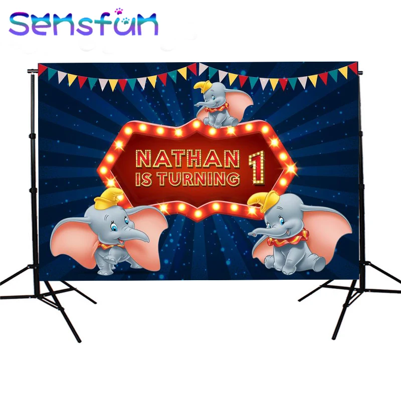 Newborn Party Photobooth Custom Circus theme Dumbo Backdrops Boys Birthday Photography Backgrounds For Photo Studio 220x150cm
Newborn Party Photobooth Custom Circus theme Dumbo Backdrops Boys Birthday Photography Backgrounds For Photo Studio 220x150cm