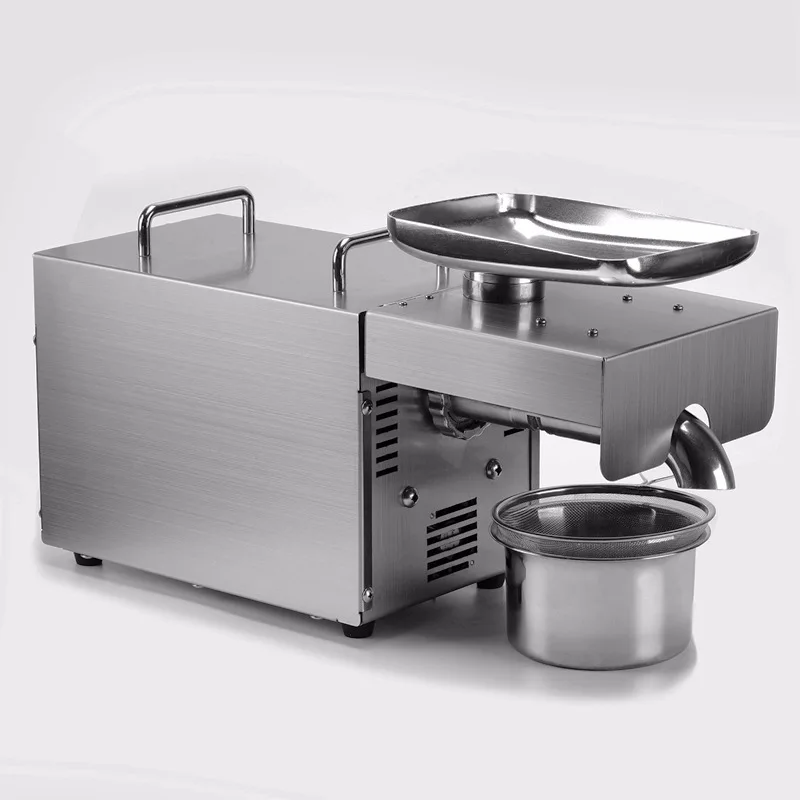 Mini Cold hot oil press machine, automatic home use oil press machine stainless steel seed oil extractor
Mini Cold hot oil press machine, automatic home use oil press machine stainless steel seed oil extractor