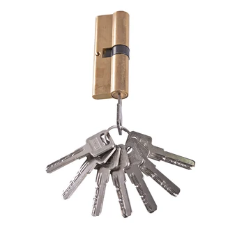 Thumb Turn Euro Profile Cylinder Barrel Lock Brass Satin Nickel Finish 85mm With 8 Keys
Thumb Turn Euro Profile Cylinder Barrel Lock Brass Satin Nickel Finish 85mm With 8 Keys
