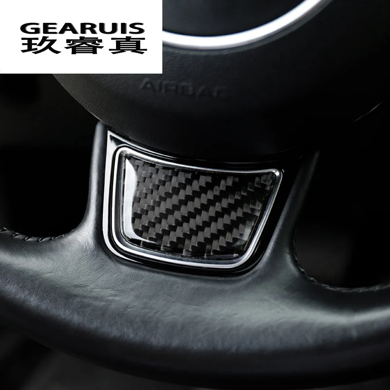 Car Styling Carbon Fiber Steering Wheel Cover Stickers sport style For AUDI A4 B8 B9 A3 A5 A6 C7 A7 Q5 Interior Auto Accessories
Car Styling Carbon Fiber Steering Wheel Cover Stickers sport style For AUDI A4 B8 B9 A3 A5 A6 C7 A7 Q5 Interior Auto Accessories