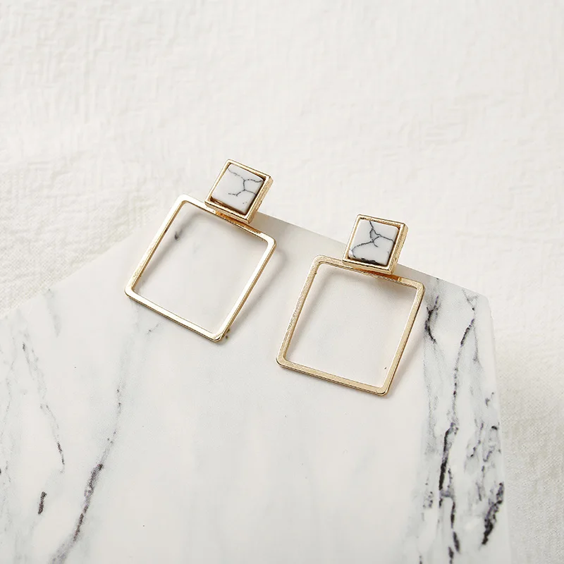 New Fashion Square Ear Jewelry For Women White Stone High Quality Stud Earrings Gift For Wedding Party
New Fashion Square Ear Jewelry For Women White Stone High Quality Stud Earrings Gift For Wedding Party