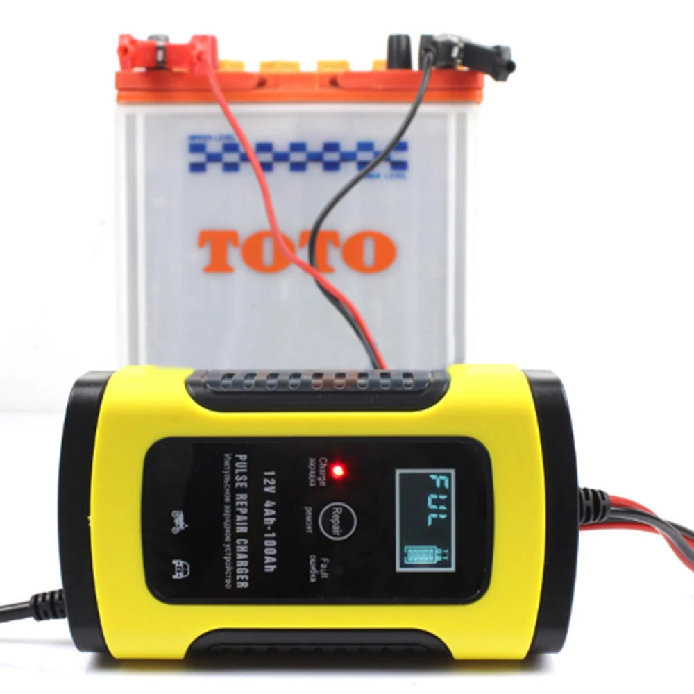 12V 5A Pulse Repair Charger with LCD Display Motorcycle Car Automatic Intelligent Battery Charger EFB AGM GEL Pulse Repair Battery Charger with LCD Di
12V 5A Pulse Repair Charger with LCD Display Motorcycle Car Automatic Intelligent Battery Charger EFB AGM GEL Pulse Repair Battery Charger with LCD Di
