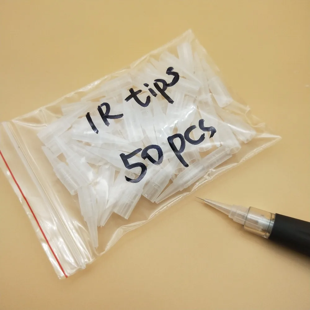 50PCS Plastic 1RL Needle Tips Disposible Goochie Tattoo Machine Needle Caps For Permanent Makeup Eyebrow/Eyeliner/Lip
50PCS Plastic 1RL Needle Tips Disposible Goochie Tattoo Machine Needle Caps For Permanent Makeup Eyebrow/Eyeliner/Lip