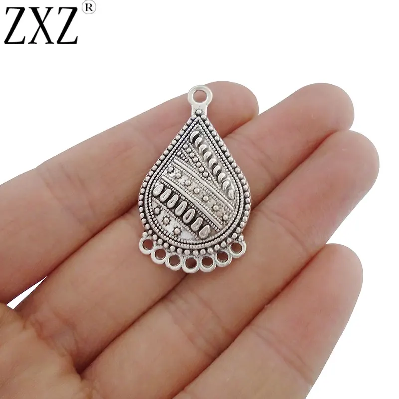 ZXZ 10pcs Antique Silver Boho Style Earring Chandelier Multi Strand Connectors Charms Pendants Jewelry Findings 38x21mm
ZXZ 10pcs Antique Silver Boho Style Earring Chandelier Multi Strand Connectors Charms Pendants Jewelry Findings 38x21mm