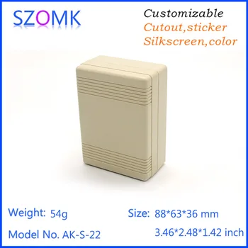 szomk small enclosure project box electrical cabinet (4 pcs) 88*63*36mm plastic instrument enclosure electronics junction box
szomk small enclosure project box electrical cabinet (4 pcs) 88*63*36mm plastic instrument enclosure electronics junction box