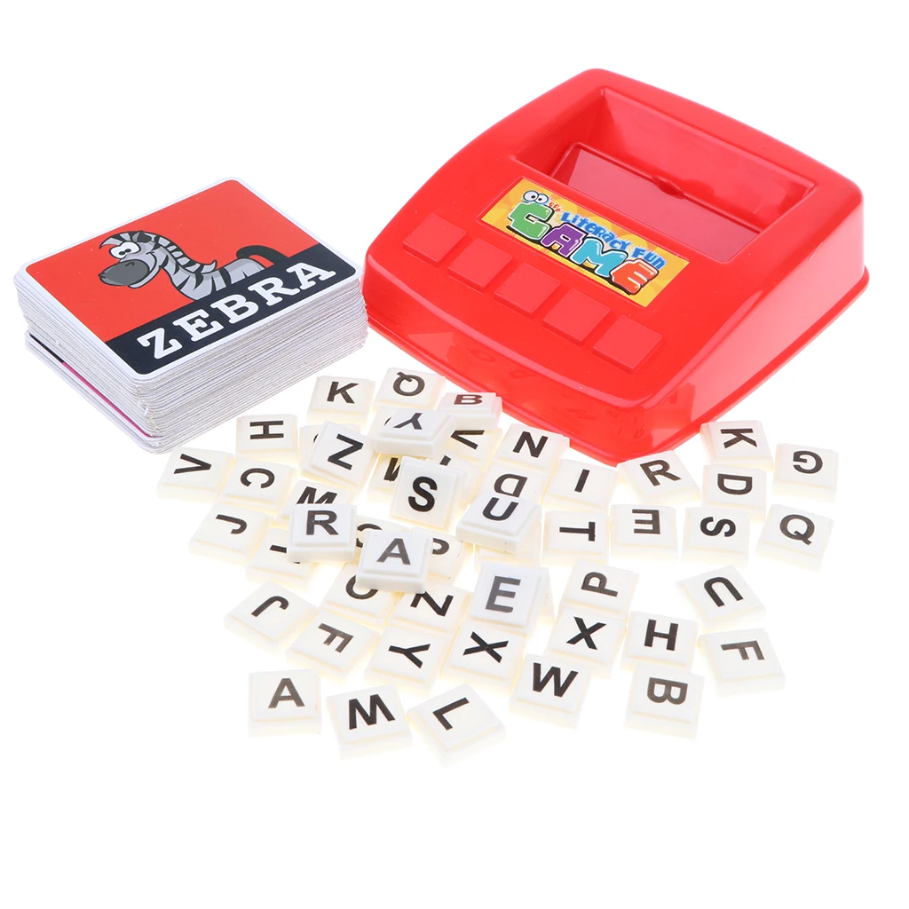 Alphabet Letters Card Word Matching Game - Kids Learn English Language ABC Educational Learning Literacy Kid Toy Gift