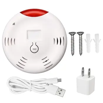 Home Security Gas Alarm Sensor 2.4G Wifi Wireless Combustible Gas Detector Sensor Support for Tuya Smart Home App Remote Control
Home Security Gas Alarm Sensor 2.4G Wifi Wireless Combustible Gas Detector Sensor Support for Tuya Smart Home App Remote Control
