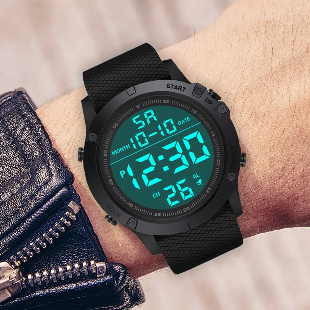 Relogio feminino Fashion Men's Military Sports Watch Luxury LED Digital Water Resistant Waterproof Watch Male Clock Watches F4
Relogio feminino Fashion Men's Military Sports Watch Luxury LED Digital Water Resistant Waterproof Watch Male Clock Watches F4