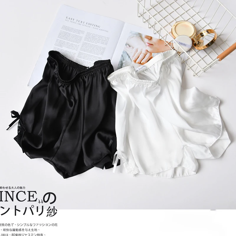 SP&CITY Plus Size Bow Silk Women Summer Safety Short Pants High Elastic Seamless Under Dress Pants Student Cute Silk Pants
SP&CITY Plus Size Bow Silk Women Summer Safety Short Pants High Elastic Seamless Under Dress Pants Student Cute Silk Pants