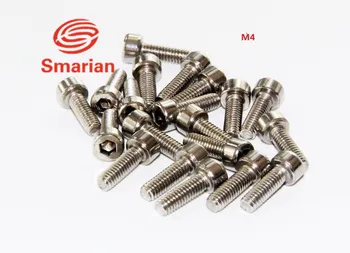 Official Smarian 20Pcs/lot M4 4*6 Screw Bolt For Coupler/Motor Mount/Servo Bracket/Robot Car Chassis Tank DIY Educational KIT
Official Smarian 20Pcs/lot M4 4*6 Screw Bolt For Coupler/Motor Mount/Servo Bracket/Robot Car Chassis Tank DIY Educational KIT
