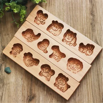 Cartoon Zodiac Signs Wood Pastry Mold Animals Children Moon Cake Mold Pig Dog Dragon Pumpkin Pie Wooden Dessert Baking Mold
Cartoon Zodiac Signs Wood Pastry Mold Animals Children Moon Cake Mold Pig Dog Dragon Pumpkin Pie Wooden Dessert Baking Mold