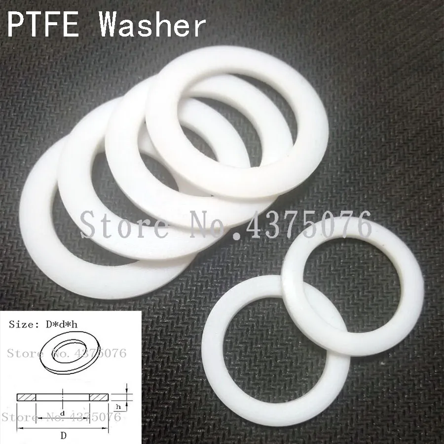 20PCS 16*6 17*7 17*9 18*8 18*10 20*10 20*12 20 14 22*12 22*14 24*16 24*18 25*16 25*18 PTFE Teflon Washer Gasket Sealing Spacer
20PCS 16*6 17*7 17*9 18*8 18*10 20*10 20*12 20 14 22*12 22*14 24*16 24*18 25*16 25*18 PTFE Teflon Washer Gasket Sealing Spacer