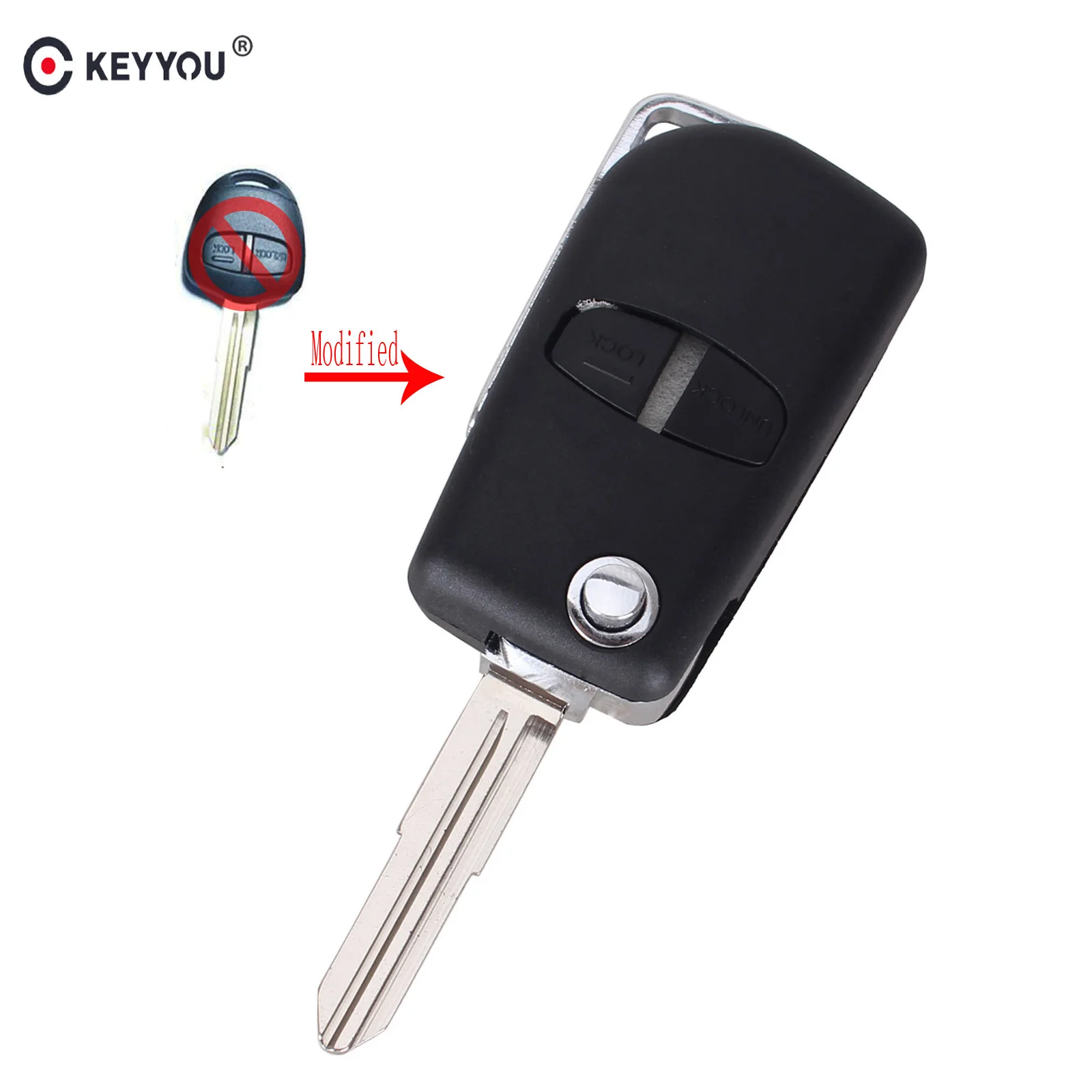 KEYYOU Remote Car Key Shell Case Fob For MITSUBISHI Pajero Lancer Outlander Grandis Shogun Montero Triton 2 Button Left Groove
KEYYOU Remote Car Key Shell Case Fob For MITSUBISHI Pajero Lancer Outlander Grandis Shogun Montero Triton 2 Button Left Groove