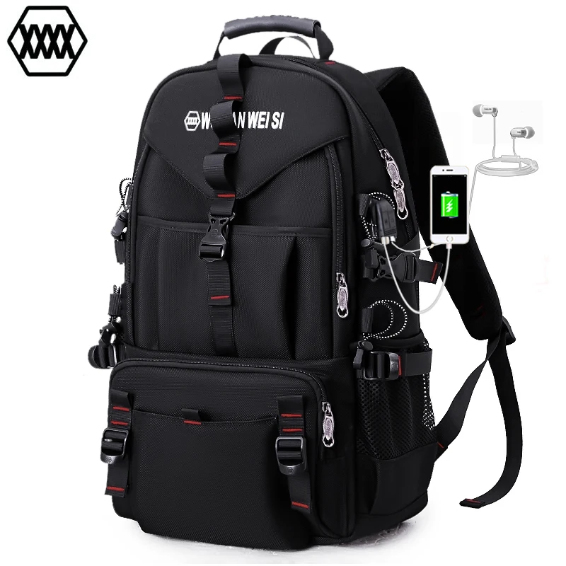 Backpack Men Simple College Student Backpack Men's Fashion Trend Large Capacity Travel Bag Computer Bag Leisure Backpack
Backpack Men Simple College Student Backpack Men's Fashion Trend Large Capacity Travel Bag Computer Bag Leisure Backpack