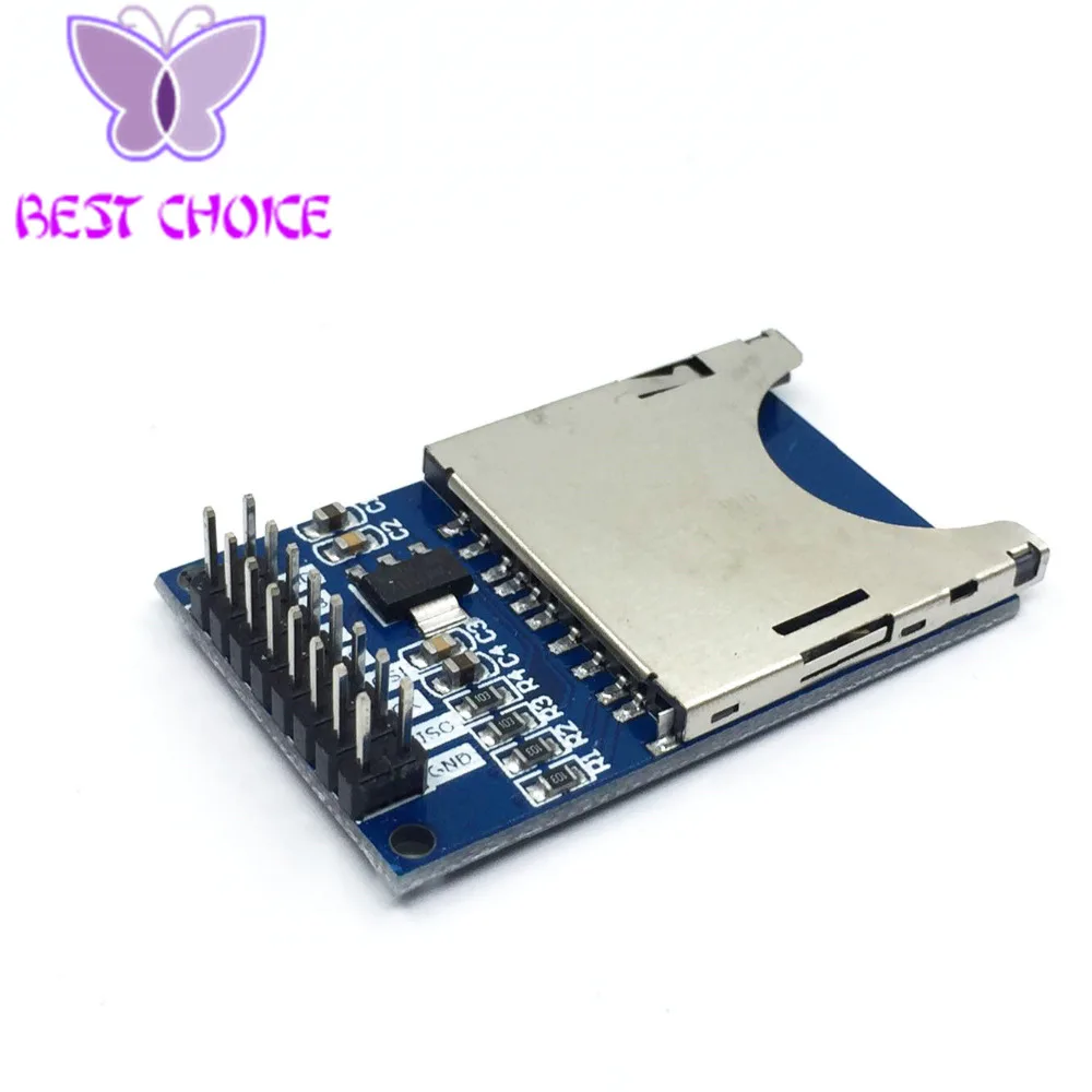 1pcs Hot Sale Reading and Writing Module SD Card Module Slot Socket Reader ARM MCU for arduino DIY Starter Kit
1pcs Hot Sale Reading and Writing Module SD Card Module Slot Socket Reader ARM MCU for arduino DIY Starter Kit