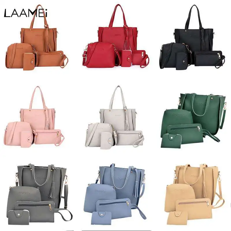 Laamei Leather Bags For Women 2018 Shoulder Bag Women Big Handbag Shoulder Bags Tote Purse Messenger PU Bag Bolsa Feminina 4PS
Laamei Leather Bags For Women 2018 Shoulder Bag Women Big Handbag Shoulder Bags Tote Purse Messenger PU Bag Bolsa Feminina 4PS