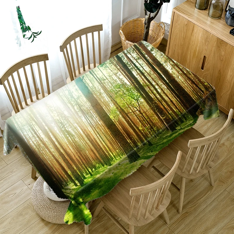 Sun through the trees painting tablecloth multi-function digital printing 3D tapestry cloth
Sun through the trees painting tablecloth multi-function digital printing 3D tapestry cloth