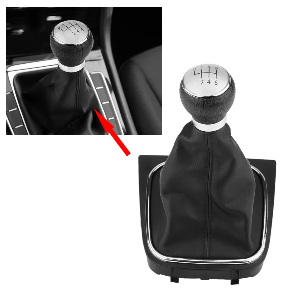 New 6 Speed Car Gear Shift Knob Lever Stick Gaitor Boot Cover for VW Golf 6 MK5 MK6 Jetta 2005-2014 Car Accessories
New 6 Speed Car Gear Shift Knob Lever Stick Gaitor Boot Cover for VW Golf 6 MK5 MK6 Jetta 2005-2014 Car Accessories