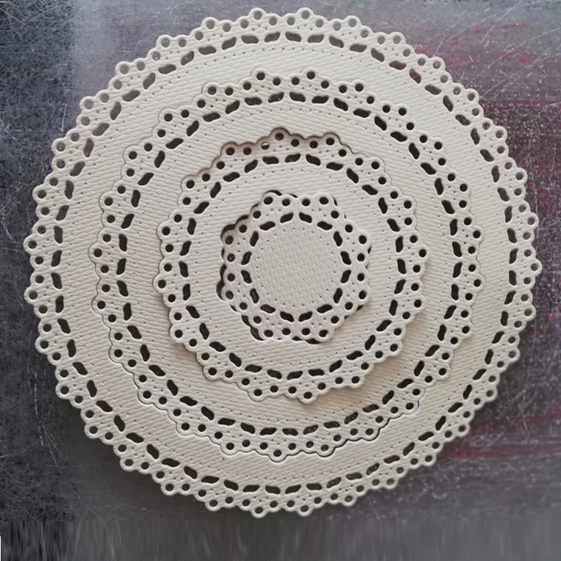 108*108mm 4pc doily circle frame Metal Cutting Die Stencil for DIY Scrapbooking Album Paper Card Decor Craft Embossing Die
108*108mm 4pc doily circle frame Metal Cutting Die Stencil for DIY Scrapbooking Album Paper Card Decor Craft Embossing Die