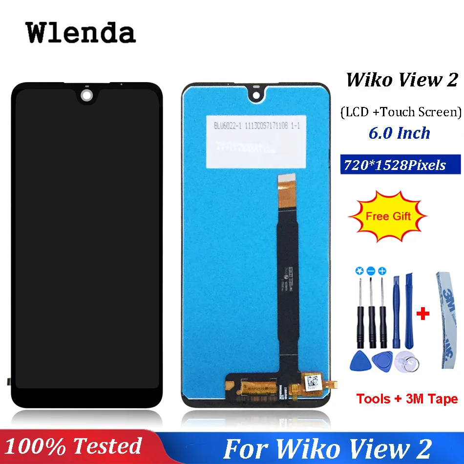 For wiko view 2 LCD Display and Touch Screen 6.0'' Assembly Mobile Phone Accessories For wiko view With Tool
For wiko view 2 LCD Display and Touch Screen 6.0'' Assembly Mobile Phone Accessories For wiko view With Tool