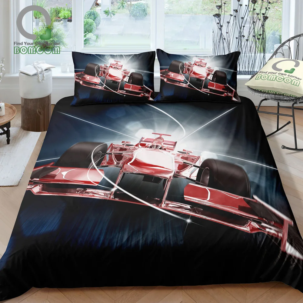BOMCOM 3D Digital Printing F1 Style Bolide Light Effect Red Race Car Close Up View Duvet Cover Sets 100% Microfiber Dark
BOMCOM 3D Digital Printing F1 Style Bolide Light Effect Red Race Car Close Up View Duvet Cover Sets 100% Microfiber Dark