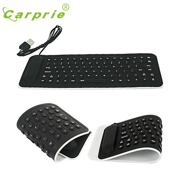 CARPRIE материнская USB мини Гибкая силиконовая клавиатура складная для ноутбука 20J
