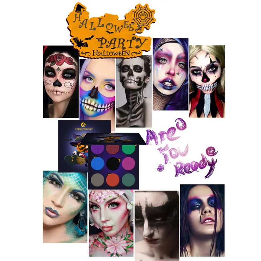 New Halloween Makeup Eye Shadow 1PC/2PCS 9 Colors Halloween Pumpkin Head Eye Shadow Body Painted Plate Scarecrow Ghosts Party 35
New Halloween Makeup Eye Shadow 1PC/2PCS 9 Colors Halloween Pumpkin Head Eye Shadow Body Painted Plate Scarecrow Ghosts Party 35