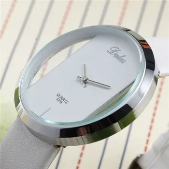 Big Dial reloj mujer Transparent Hollow Ladies Watches Simple Faux Leather Watches for Women Analog Quartz Watch Couple Table 
Big Dial reloj mujer Transparent Hollow Ladies Watches Simple Faux Leather Watches for Women Analog Quartz Watch Couple Table