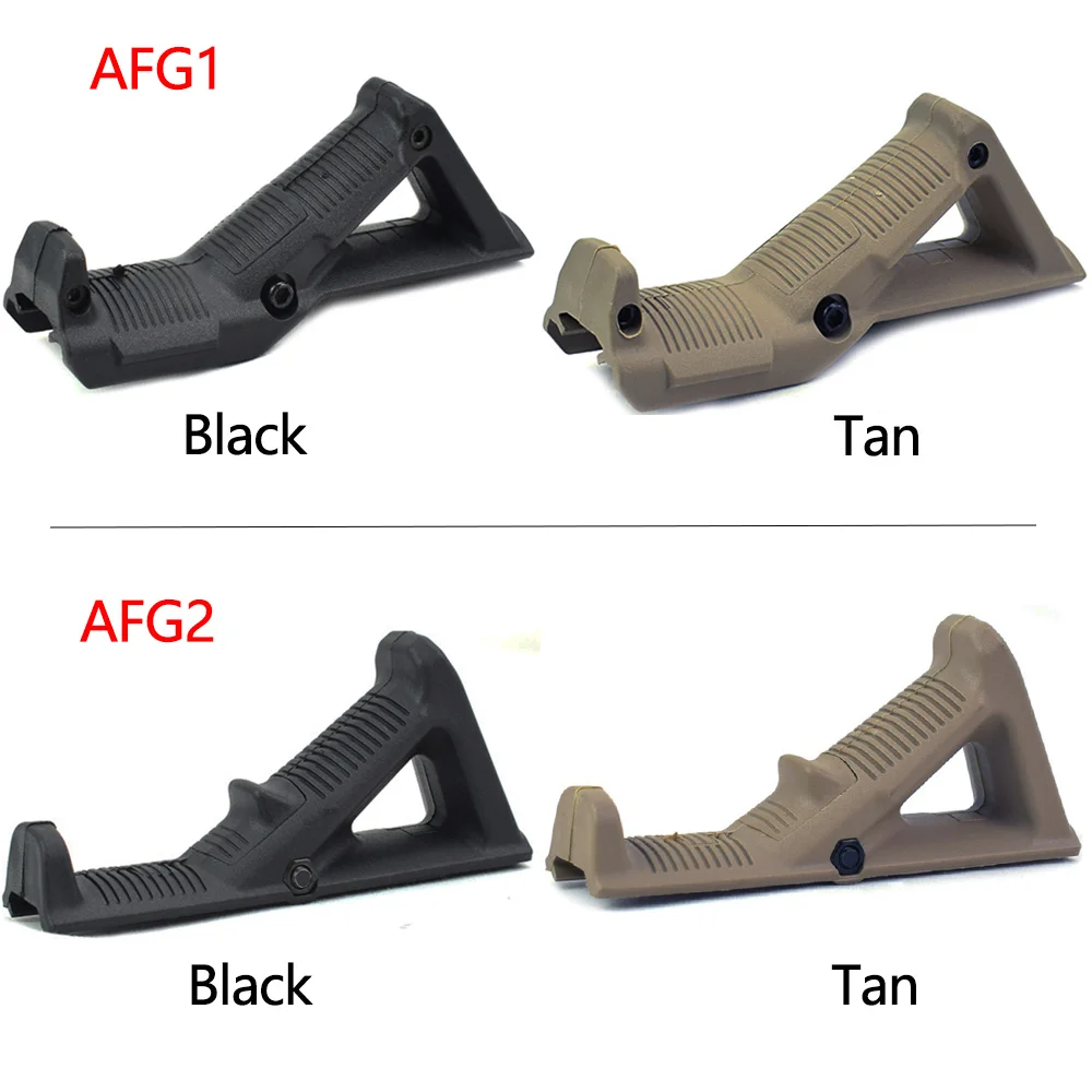 

ActionUnion Tactical Grips Gun AFG1/AFG2 Fore Handle Grip Hunting Triangle Foregrip Holder 20mm Guide Rail Airsoft Shooting