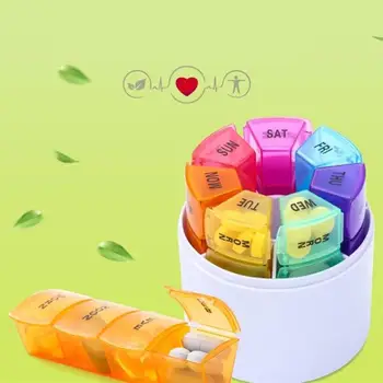 7 Days 28 Grids Colorful Kit Pill Storage Box Medicine Box Tablet Organizer Medicine Pill Box
7 Days 28 Grids Colorful Kit Pill Storage Box Medicine Box Tablet Organizer Medicine Pill Box
